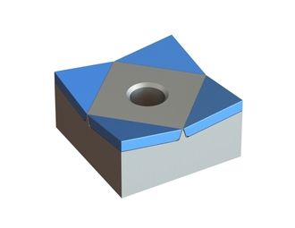 corona de corte 40x40x20, Hybrid Line vanguardia 12°, M12, calidad HM = H4 para Vecoplan  corona de corte 40x40x20, Hybrid Line vanguardia 12°, M12, calidad HM = H4 para Vecoplan