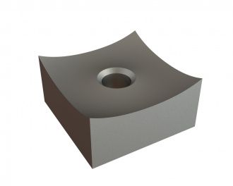 Corona de corte 40x40x20, PremiumCut, rosca M12, versión Y para Vecoplan Vecoplan VAZ 1300