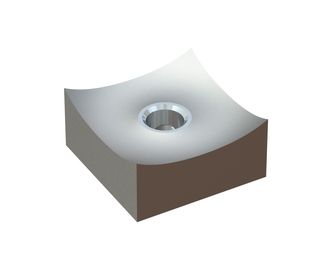 Corona de corte 60x60x28,5, Premium Line, rosca M18, versión X para Vecoplan 