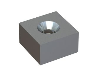 Corona de corte plana 50x50x28 Premium Line, perforación Ø17, versión X para Herbold Meckesheim GmbH 