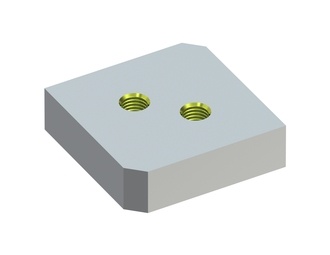 Corona di taglio 140x140x40, Eco Line, 2x filettatura M24, versione X per Vecoplan Vecoplan VVZ