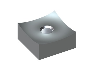 Corona di taglio 40x40x18.5 Premium Line, filettatura M12, versione X per Vecoplan 