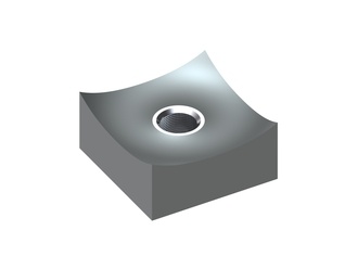 Corona di taglio 60x60x28.5 Eco Line, filettatura M18, versione X per Vecoplan 