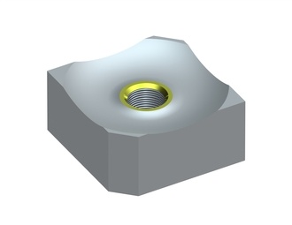 Corona di taglio 60x60x30, Eco Line, filettatura M18, versione X per Vecoplan 