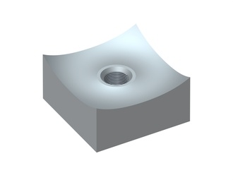 Corona di taglio 60x60x30, Premium Line, filettatura M16, versione X per Vecoplan 