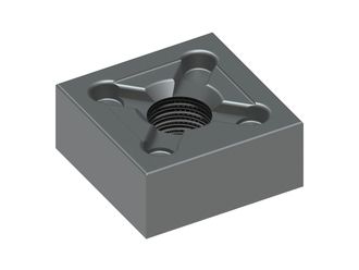 Corona di taglio 94x94x41, Premium Line, filettatura M36x2, versione B2 