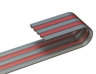 Correa trapezoidal SPC 2800, versión aramida, 5 nervios, longitud 2800 mm, perfil SPC 