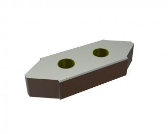 Counter knife 218x80x40 Eco Line for Eldan HR 125