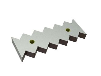 Counter knife 270x96x27, Eco Line, tooth pitch 45, 2x M16 thread for Lindner Recyclingtech 