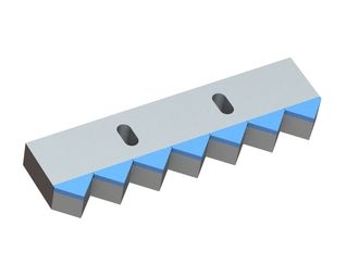 Counter knife 279x76x30 Hybrid Line, 2 slotted holes, M16, carbide grade H3 for ZERMA America LLC 