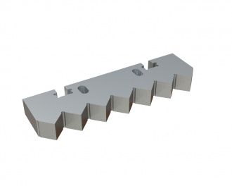 Counter knife 279x80x30 Premium Line for ZERMA America LLC Zerma ZPS 1500