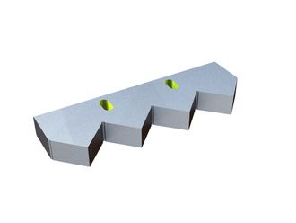 Counter knife 279x90x30 StandardCut, version 50, X version for Amis | Zerma 