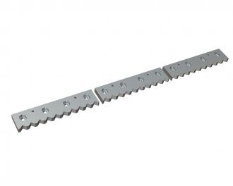 Counter knife 3-parts 1298x96x28 Premium Line for Vecoplan LLC (Retech) Vecoplan VAZ 1300
