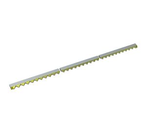 Counter knife 3-parts, 2048x78x25 Eco Line for Vecoplan LLC (Retech) Vecoplan VAZ 220/200