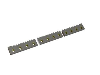 Counter knife 3-piece. 1188x110x33 Eco Line for ISVE 