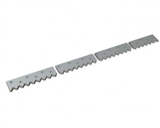 Counter knife 4-parts 552x136x28 Premium Line for Vecoplan LLC (Retech) Vecoplan VAZ 220/200