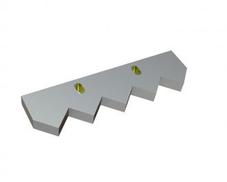 Counter knife 400x110x30 Eco Line for Zerma | AMIS Zerma ZXS 2000