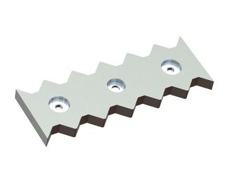 Counter knife 413.5x147x28 PremiumCut, X version for Vecoplan LLC (Retech) 
