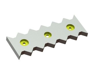 Counter knife 413.5x147x28 StandardCut, X version for Vecoplan LLC (Retech) 