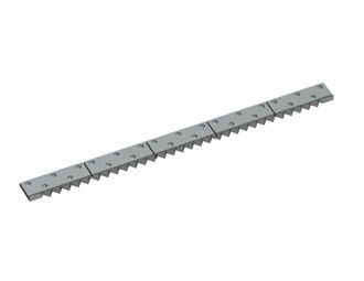 Counter knife 5-parts 2494x179x43/31 Premium Line for Zeno Zerkleinerungsmaschinen 
