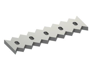 Counter Knife 500x136x27 Premium Line version 43, X-version for Lindner Recyclingtech 