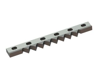 Counter knife 595x73x28 PremiumCut, version 40, W version for Zeno Zerkleinerungsmaschinen 