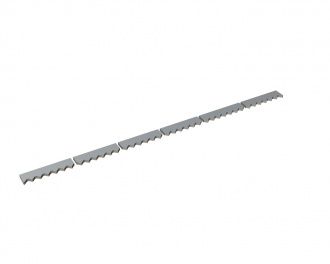 Counter knife 6-parts 2484x107x25 Eco Line for Vecoplan LLC (Retech) Vecoplan VAZ 2500