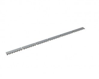 Counter knife 6-parts 2484x107x25 Premium Line for Vecoplan LLC (Retech) Vecoplan VAZ 2500