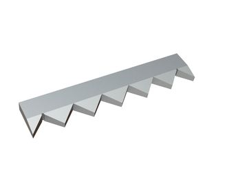 Counter knife center 491x96x28 Premium Line, version 80, X version for Vecoplan LLC (Retech) Vecoplan VNZ 250 XL