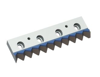 Counter knife left 397x109x35 Hybrid Line for Vecoplan LLC (Retech) 