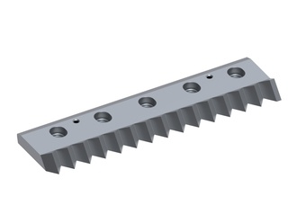 Counter knife left 518x135x34 Premium Line version 40, X-version for Vecoplan LLC (Retech) 