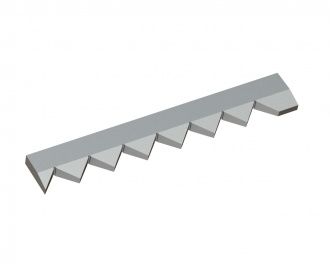 Counter knife left 655x98x28 PremiumCut, version 80, X version for Vecoplan Vecoplan VNZ 210