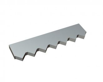 Counter knife middle 453x107x25 Premium Line for Vecoplan Vecoplan VAZ 2500