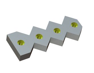 Counter knife outer 408x156x45, Eco Line, version 100, X version for WEIMA America Inc. 