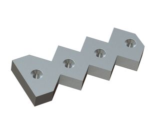 Counter knife outer 408x156x45 Premium Line version 100, X-version for WEIMA America Inc. 