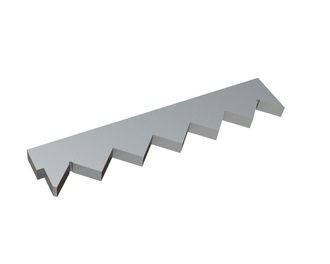 Counter knife outer 509x96x28 Premium Line, version 80, X version for Vecoplan LLC (Retech) Vecoplan VNZ 250 XL