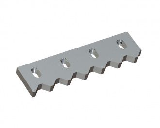 Counter knife outside 427x115x28 Premium Line for Vecoplan LLC (Retech) 