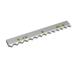 Counter knife outside 491x60x20 Eco line for UNTHA America Untha LR 1000 