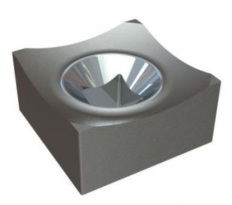 Couronne de coupe 40x40x20, carbure, fraisure pour vis à tête fraisée avec collet carré pour Vecoplan Vecoplan VAZ 1300