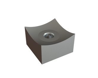 Couronne de coupe 40x40x25, PremiumCut, filetage M12, version X pour ISVE 