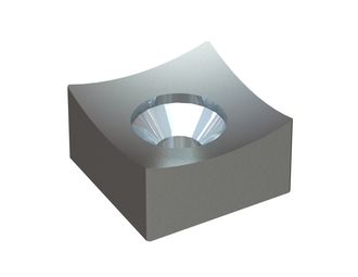 Couronne de coupe 43x43x23 PremiumCut, perçage fraisé, version X pour Bano Recycling s.r.l. 