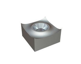 Couronne de coupe 50x50x28 Premium Line, trou fraisé sur une face, version X pour Herbold Meckesheim GmbH Herbold EWS 45/160