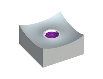 Couronne de coupe 60x60x30, Primus Line, filetage M18, version X pour Vecoplan Vecoplan VAZ (mittlere Baureihe)