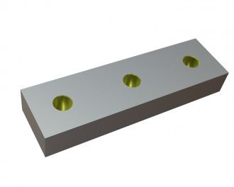 Couteau 195x56x28 Eco Line, 3 perçages, version W pour MeWa | Ehehalt | Andritz MeWa | THM Recycling Mewa UG 1000