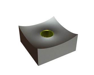 Couteau 60x60x30, Eco Line, filetage M20, version B1 pour Zeno Zerkleinerungsmaschinen 