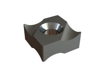 Couteau 87x87x38 Premium Line, fraisé des deux côtés, avec gorge concave pour Lindner Recyclingtech Lindner Jupiter