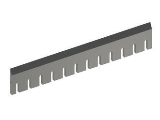 Couteau de rotor 1200x225x25, PremiumCut, 4x filetages M12, version X pour Vecoplan 