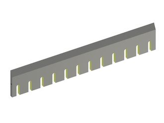 Couteau de rotor 1200x225x25, StandardCut, 4x filetages M12, version X pour Vecoplan 
