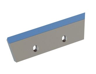 Couteau de rotor 134x43x8, CarbideCut, tranchant 50°, qualité carbure H4, 2 trous Ø7.5 