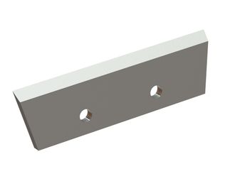 Couteau de rotor 135x40x6, PremiumCut, 2 trous Ø9, tranchant 45°, version X 
